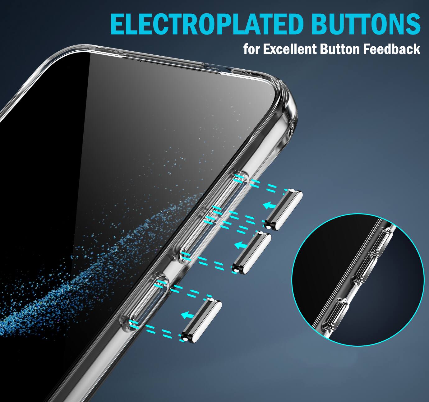 ELECTROPLATED BUTTONS for Excellent Button Feedback
