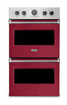 Front. Viking - 30" Viking Professional 5 Series Built-In Double Electric Convection Wall Oven - Valentine - Valentine.