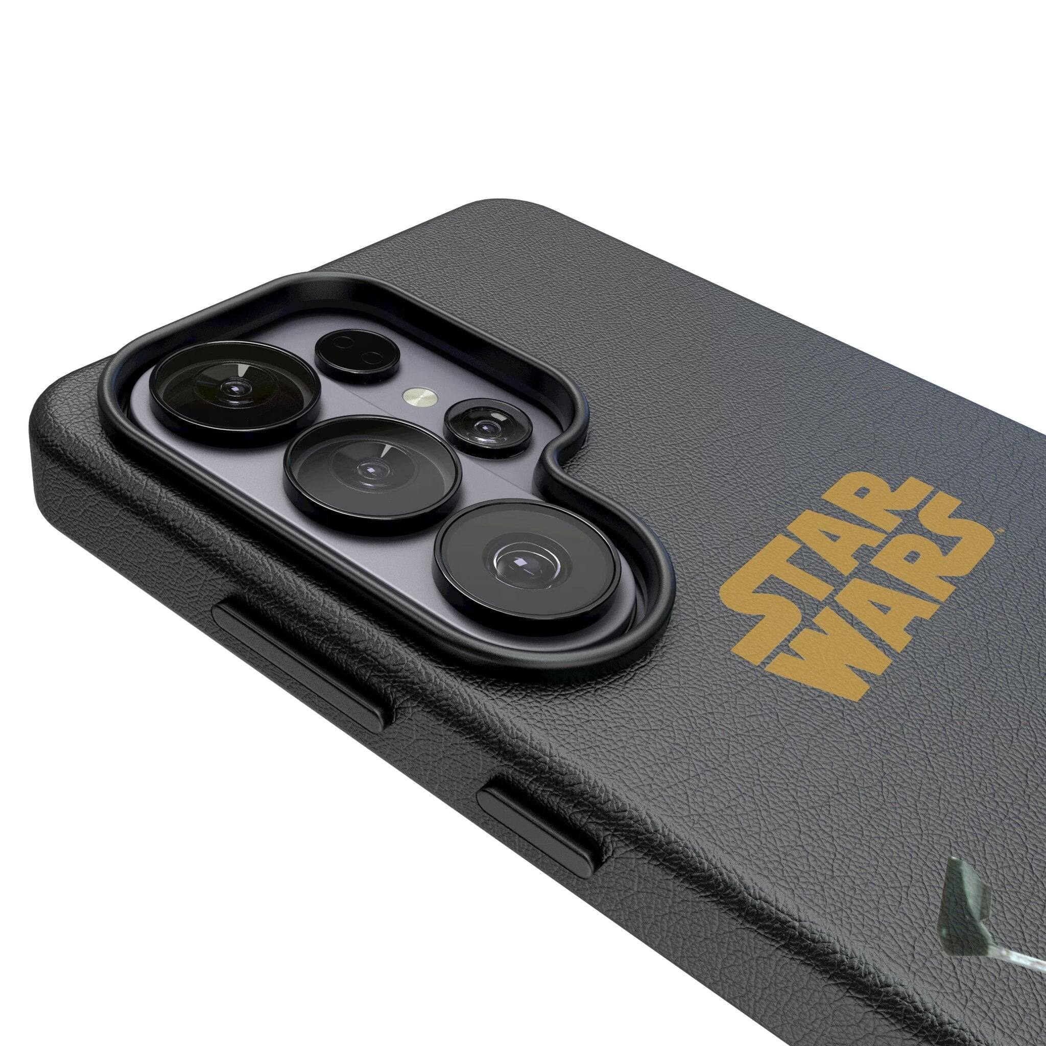 Left. Keyscaper - Star Wars: The Empire Strikes Back Color Block MagSafe Compatible Phone Case - Samsung Galaxy S26 Ultra - Boba Fett.