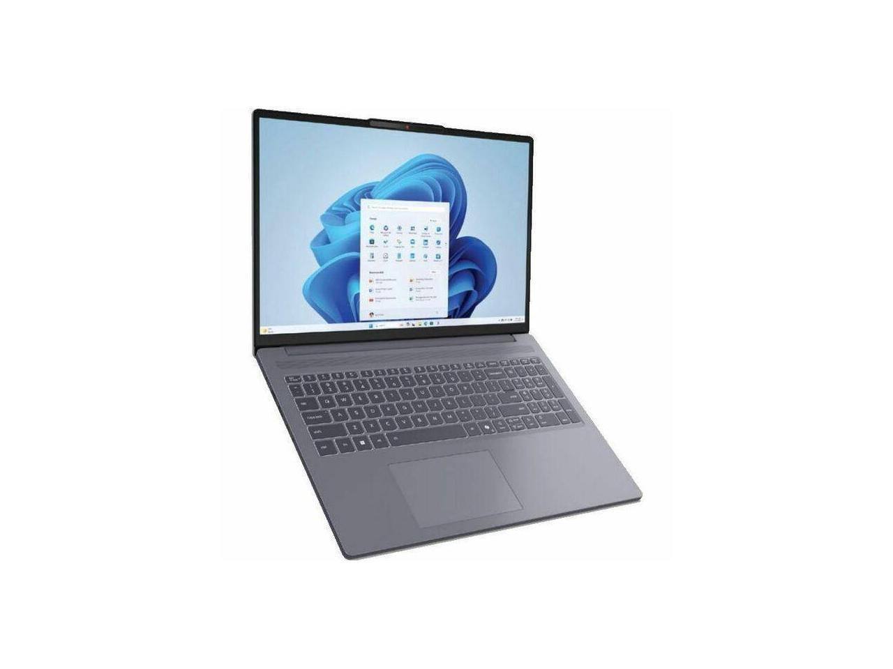 Front. Lenovo - Lenovo IdeaPad Slim 3 15.3" Touchscreen Notebook - Ryzen 5 8540U, 16GB, 512GB SSD, Win 11, Webcam, Wi-Fi 6 - Luna Gray.