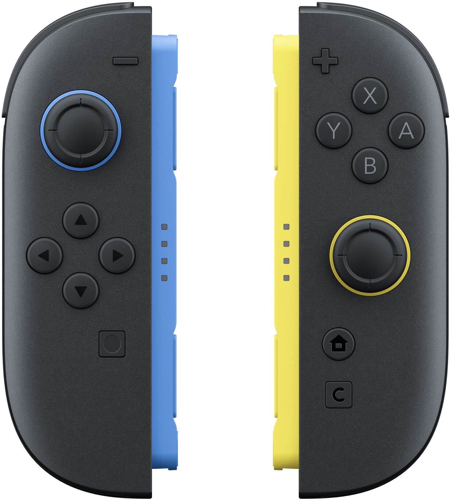 Nintendo Joy Con 2 (L)/(R) Blue / Light Yellow Black - Best Buy