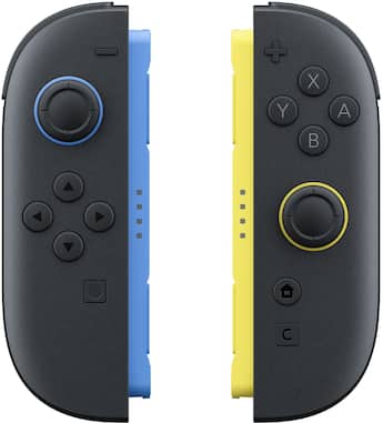 Nintendo Joy Con 2 (L)/(R) Blue / Light Yellow Black - Best Buy Nintendo Joy Con 2 (L)/(R) Blue / Light Yellow Black - Best Buy