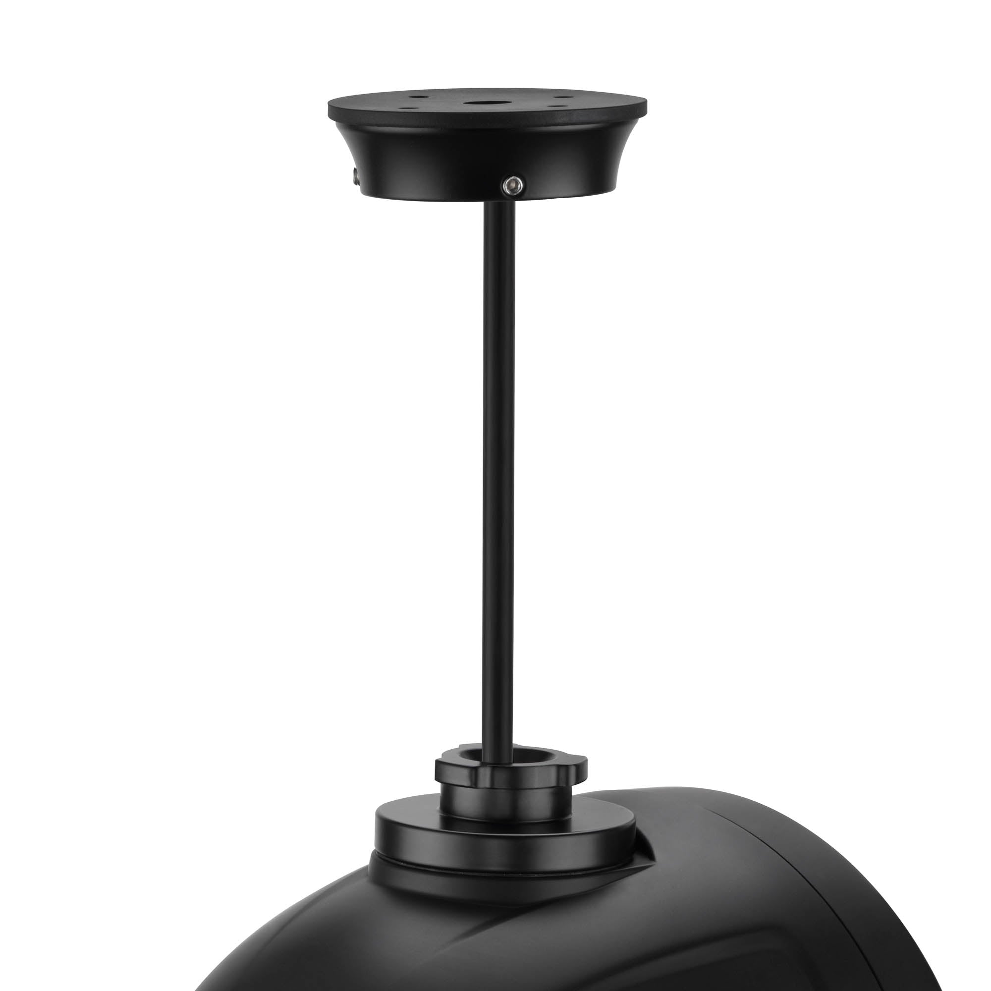 Alt View 8. DS18 Audio - NXL 6.5" 2-way Coaxial Speaker with Built-in Driver and Grille (Pair), 150W RMS 4-Ohm - Black.
