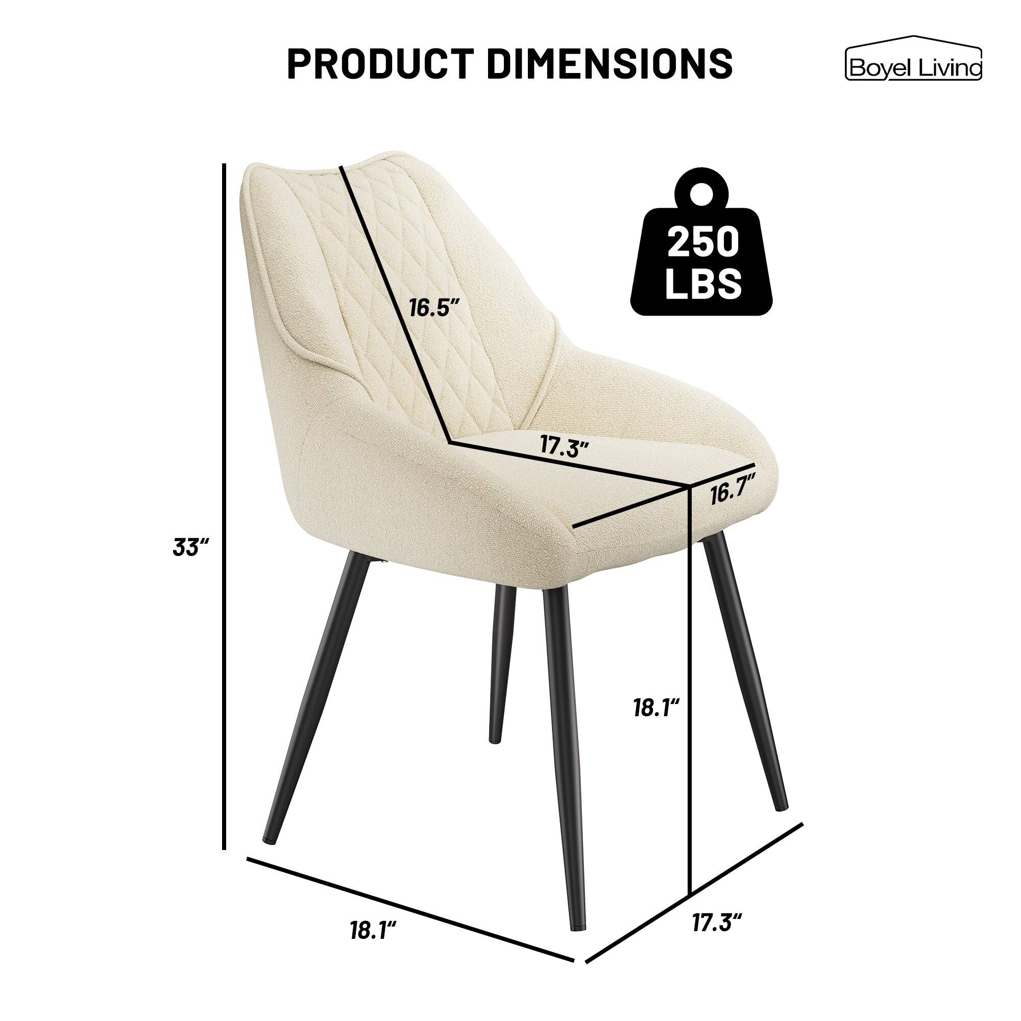 PRODUCT DIMENSIONS  
Bovel Living  
250 LBS  
16.5"  
17.3"  
16.7"  
33"  
18.1"  
18.1"  
17.3"