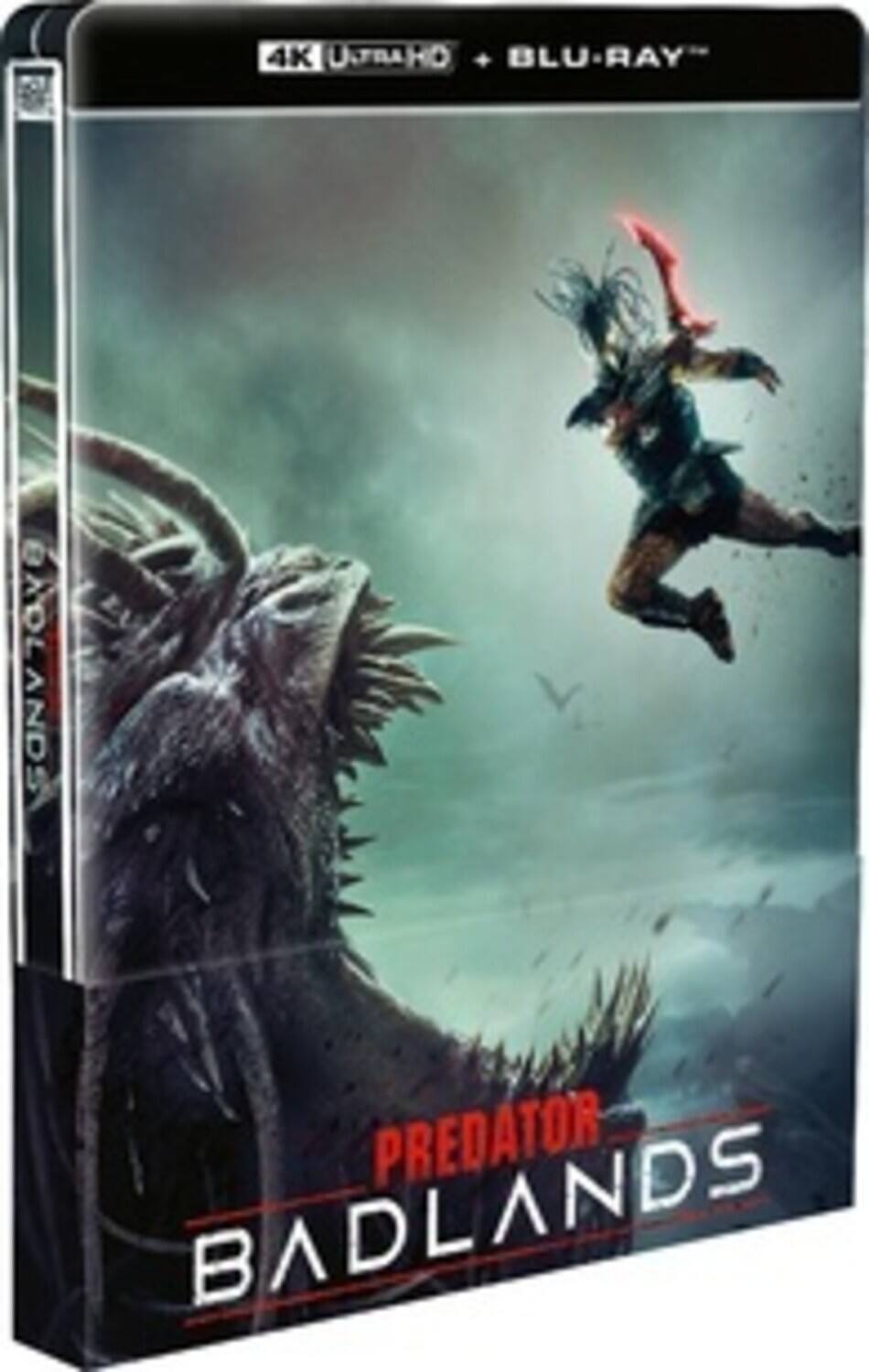 Front. Predator: Badlands - All-Region UHD (Steelbook)   - 4K Blu-Ray.