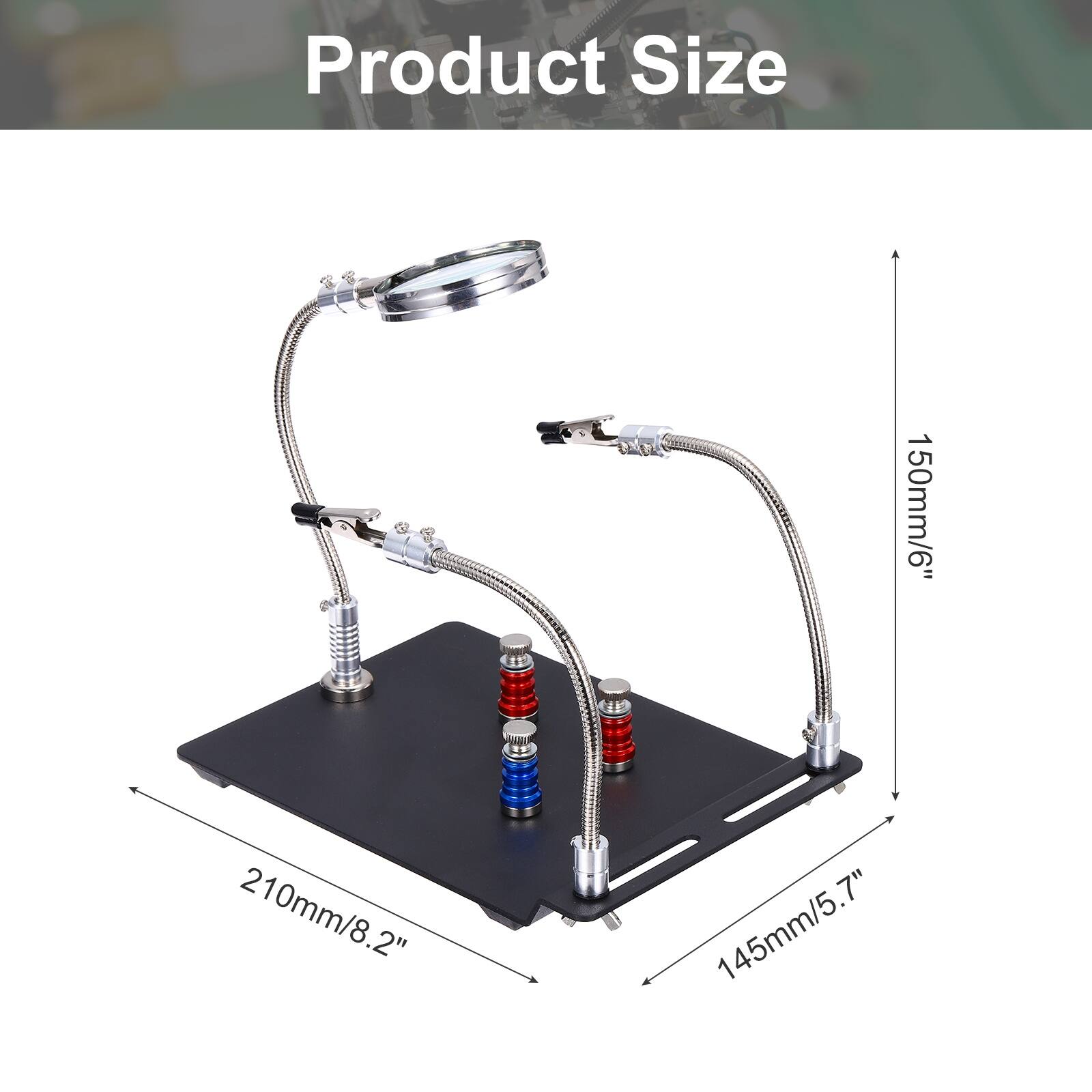 Product Size  
150mm/6"  
210mm/8.2"  
145mm/5.7"