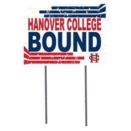 Jardine - Hanover Panthers 18" x 24" Bound Yard Sign - White