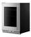 Alt View 7. KitchenAid - 5.2 Cu. Ft. Undercounter Refrigerator Glass Door and Shelves with Metallic Accents - PrintShield Stainless Finish.