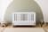 Angle. Storkcraft - Santa Monica 5-in-1 Convertible Crib - Vintage Driftwood.