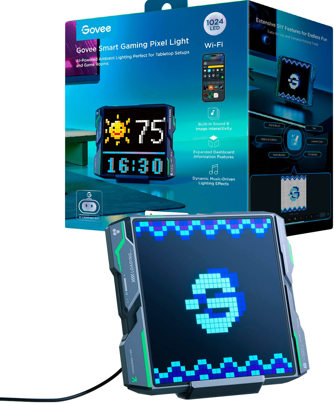 Govee - Gaming Pixel Light - Multi - Front_Zoom