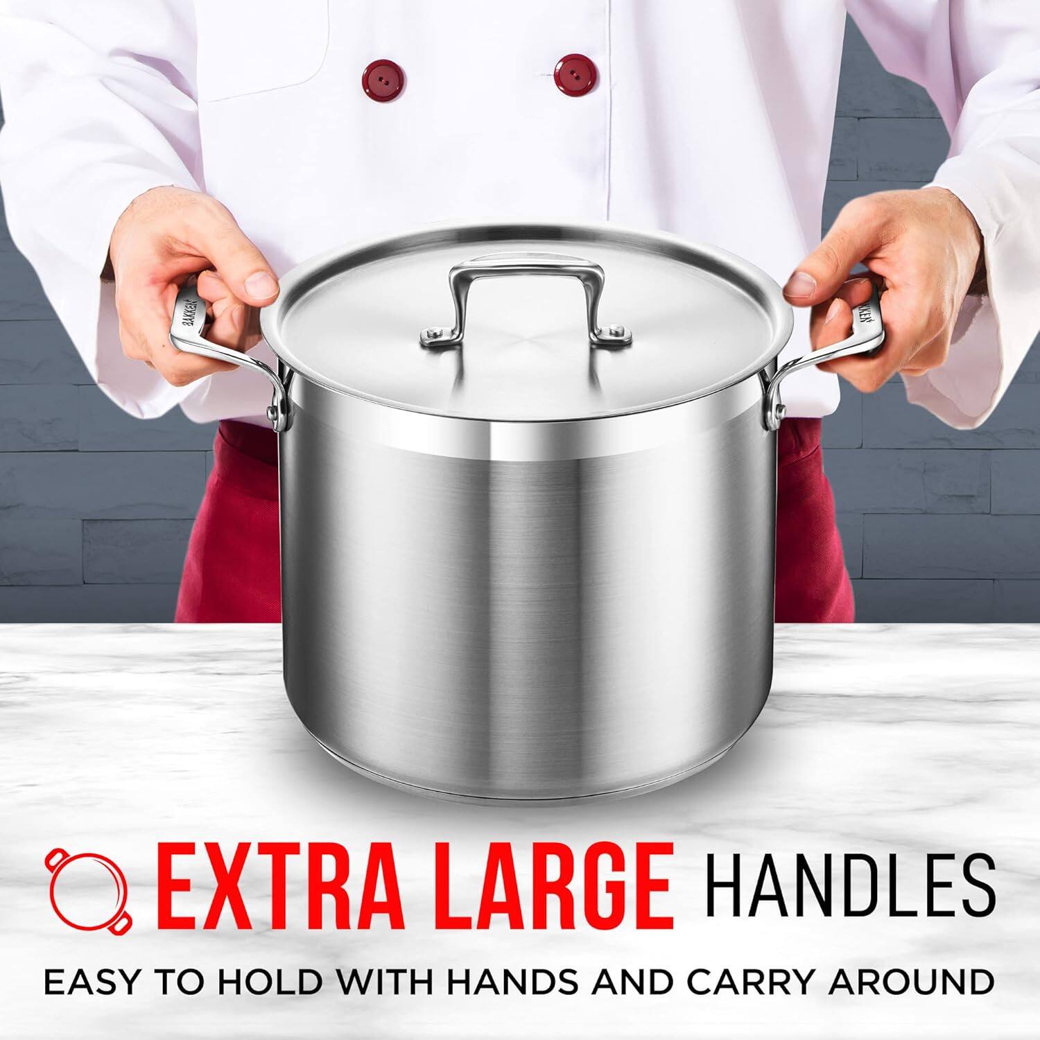 EXTRA LARGE HANDLES  
EASY TO HOLD WITH HANDS AND CARRY AROUND