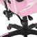 Alt View 18. CorLiving - Ravagers Gaming Chair - Pink and White.