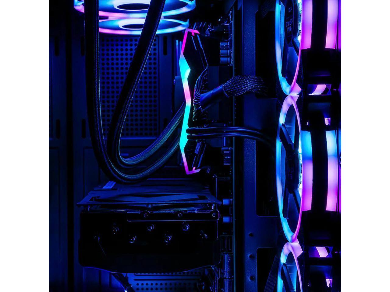 Alt View 10. CLX - CLX Gaming Desktop - Intel Ultra 9 285K, 32GB DDR5, RTX 5080 16GB, 2TB SSD, WiFi, Win 11 - Black.