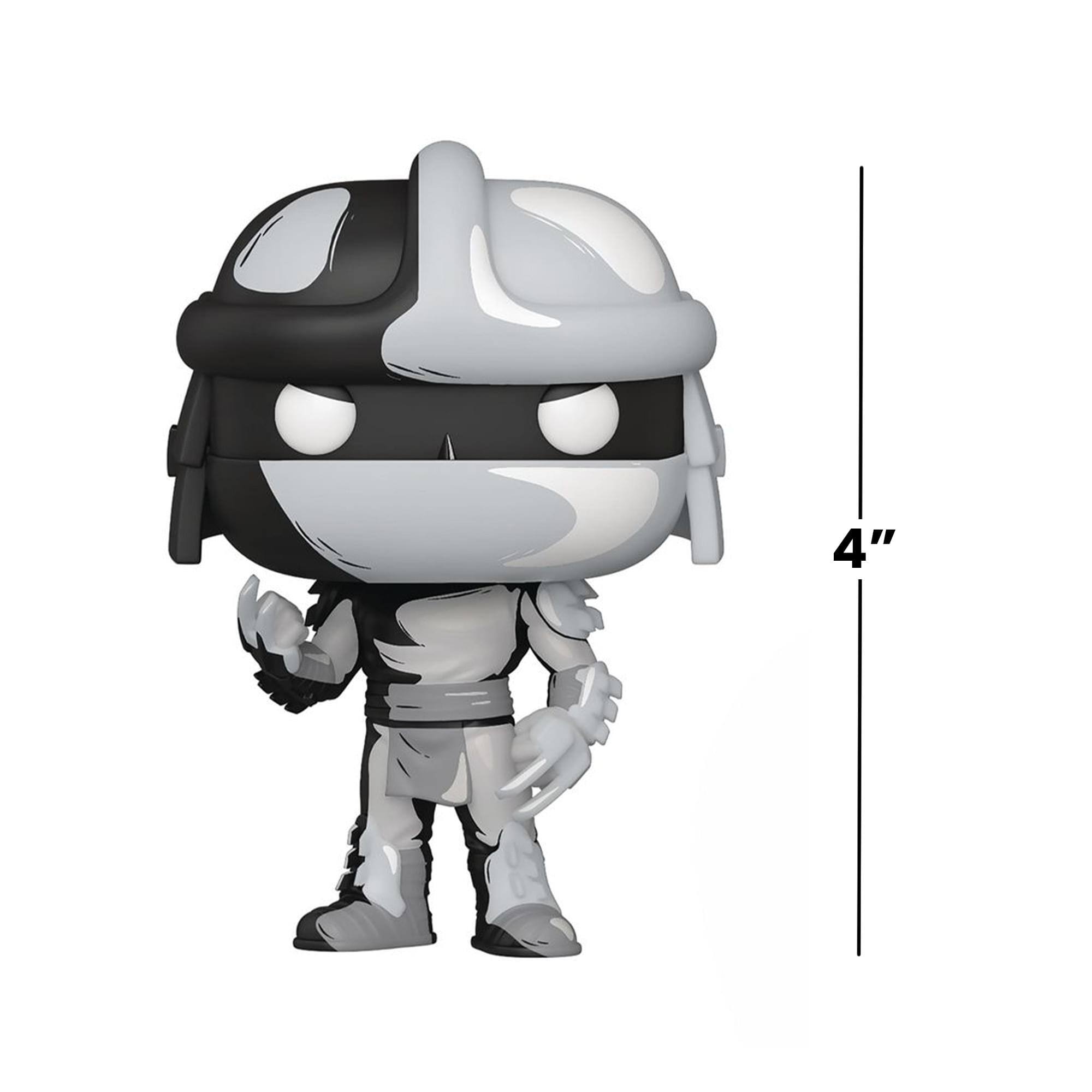 Alt View 3. Funko - TMNT Funko POP Vinyl Figure | Shredder B&W Exclusive - Grey.