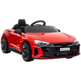 Aosom - Kids Ride on Car, 12V Licensed Audi RS E-tron GT 3.1 MPH Electric Car with Remote, 4 Wheels, Suspension, Horn, Music
