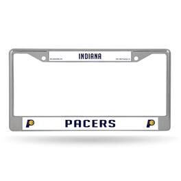 Rico Industries - Indiana Pacers NBA Chrome Metal License Plate Frame - Multi