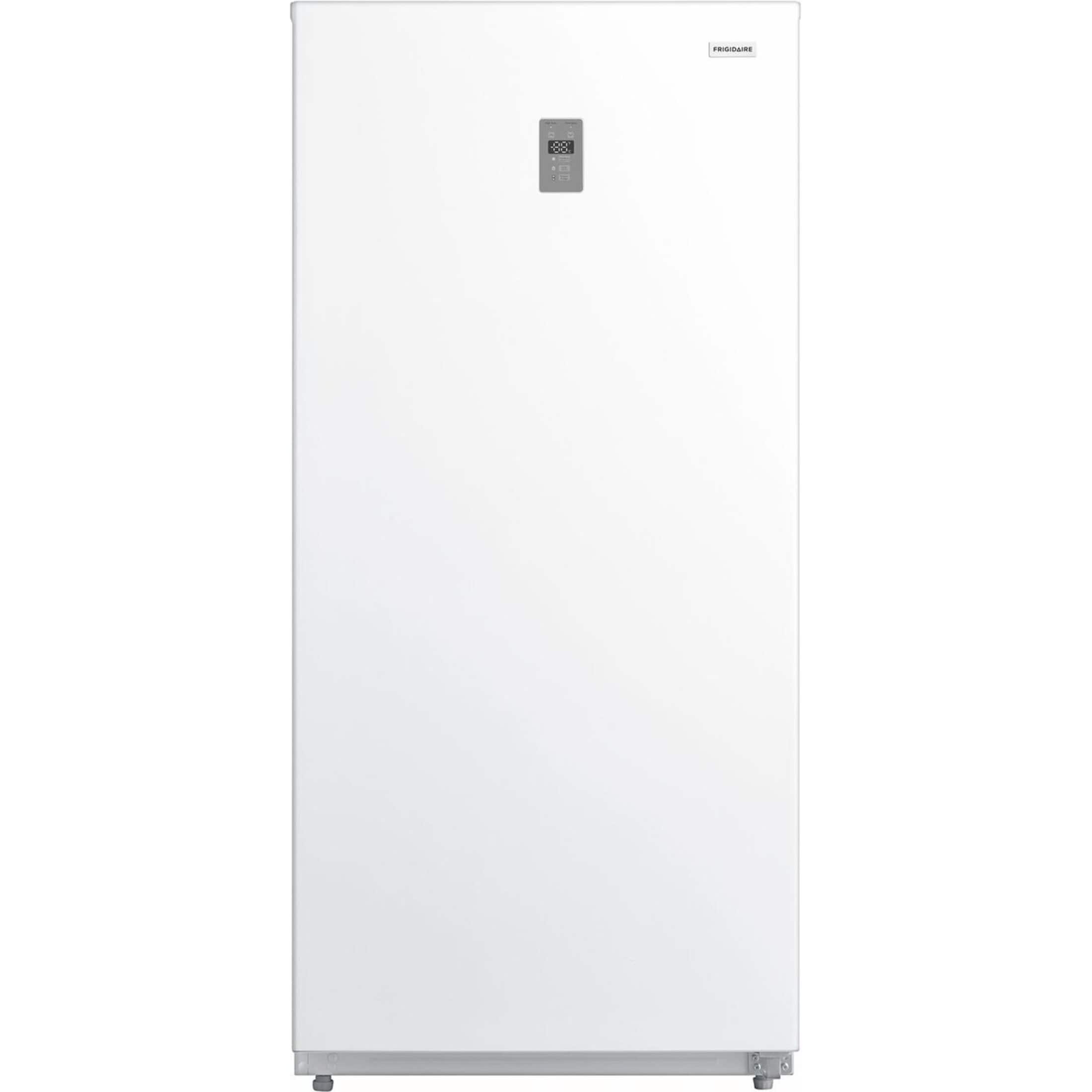 Front. Frigidaire - 15 Cu. Ft. Garage Ready Upright Convertible Freezer / Refrigerator - White.