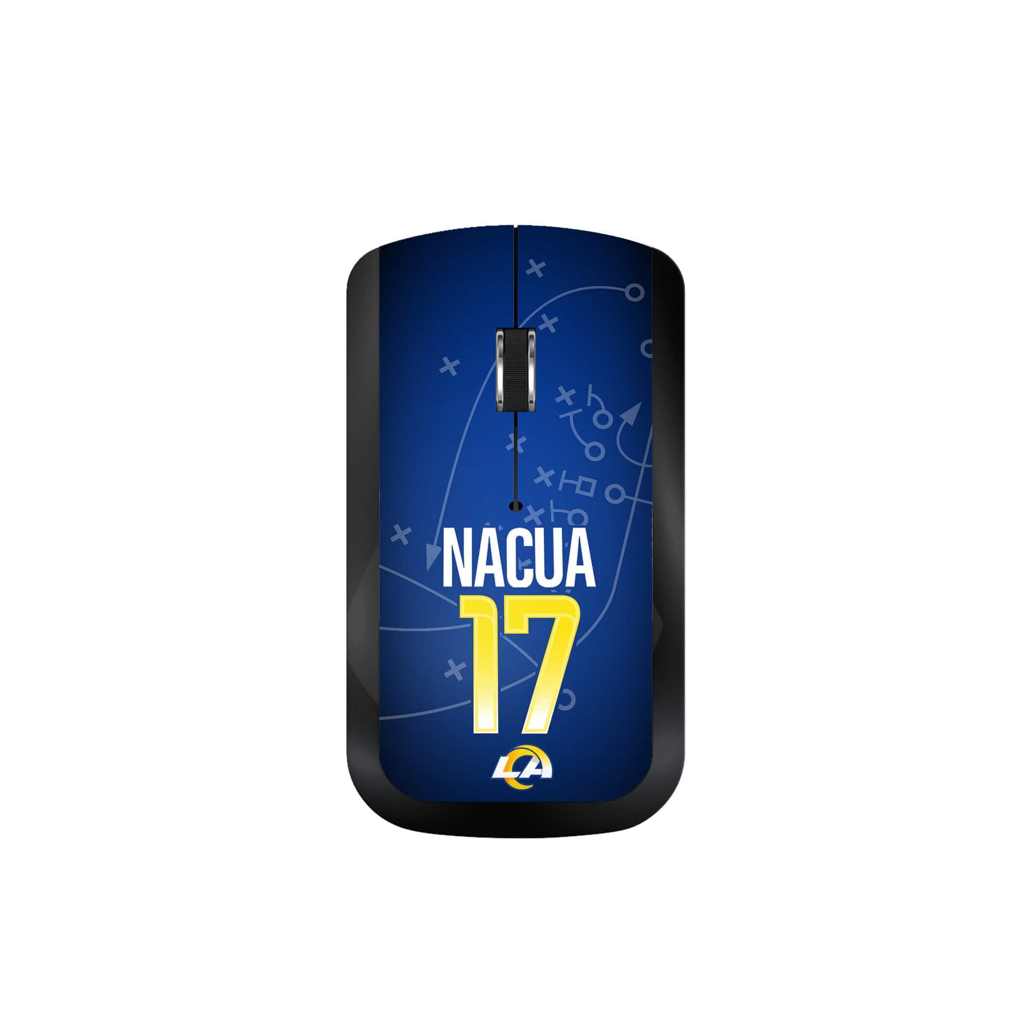 Keyscaper - Puka Nacua Los Angeles Rams Wireless Mouse - Wireless - Black