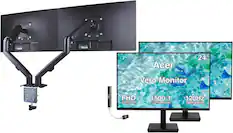 Acer
24"
Vero Monitor
FHD 1920x1080
1500:1 Contrast ratio
120Hz Refresh rate