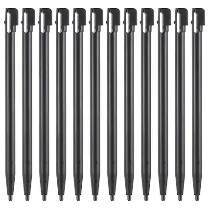 Front. Unique Bargains - 30pcs Resistive Touch Screens Pens Universal Resistance Pen for Car Navigation GPS POS - Black.