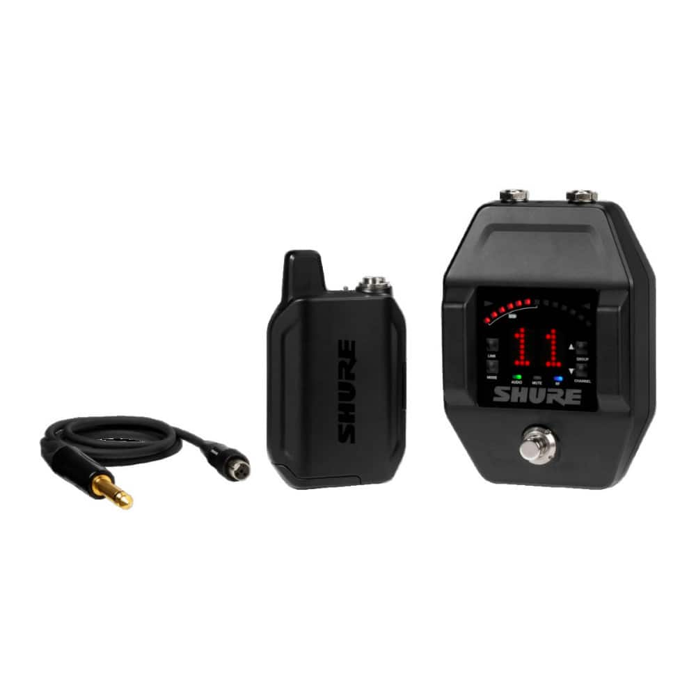 Shure - GLXD16+ Z3 Frequency Band Digital Wireless Guitar Pedal System (Black)