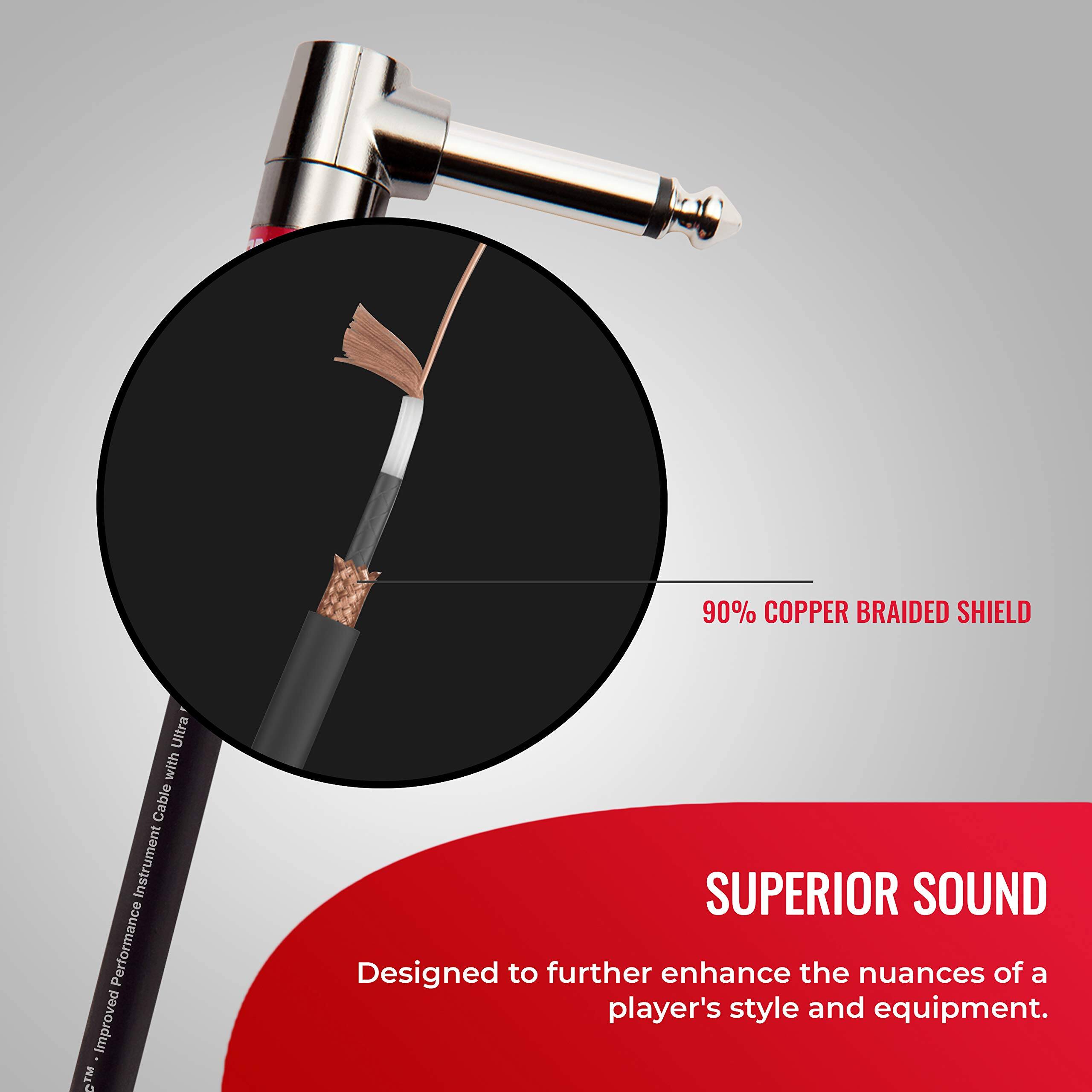 90% Copper Braided Shield  
Ultra with Cable Instrument Performance Improved  
OTM Superior Sound  
Designed to further enhance the nuances of a player's style and equipment.