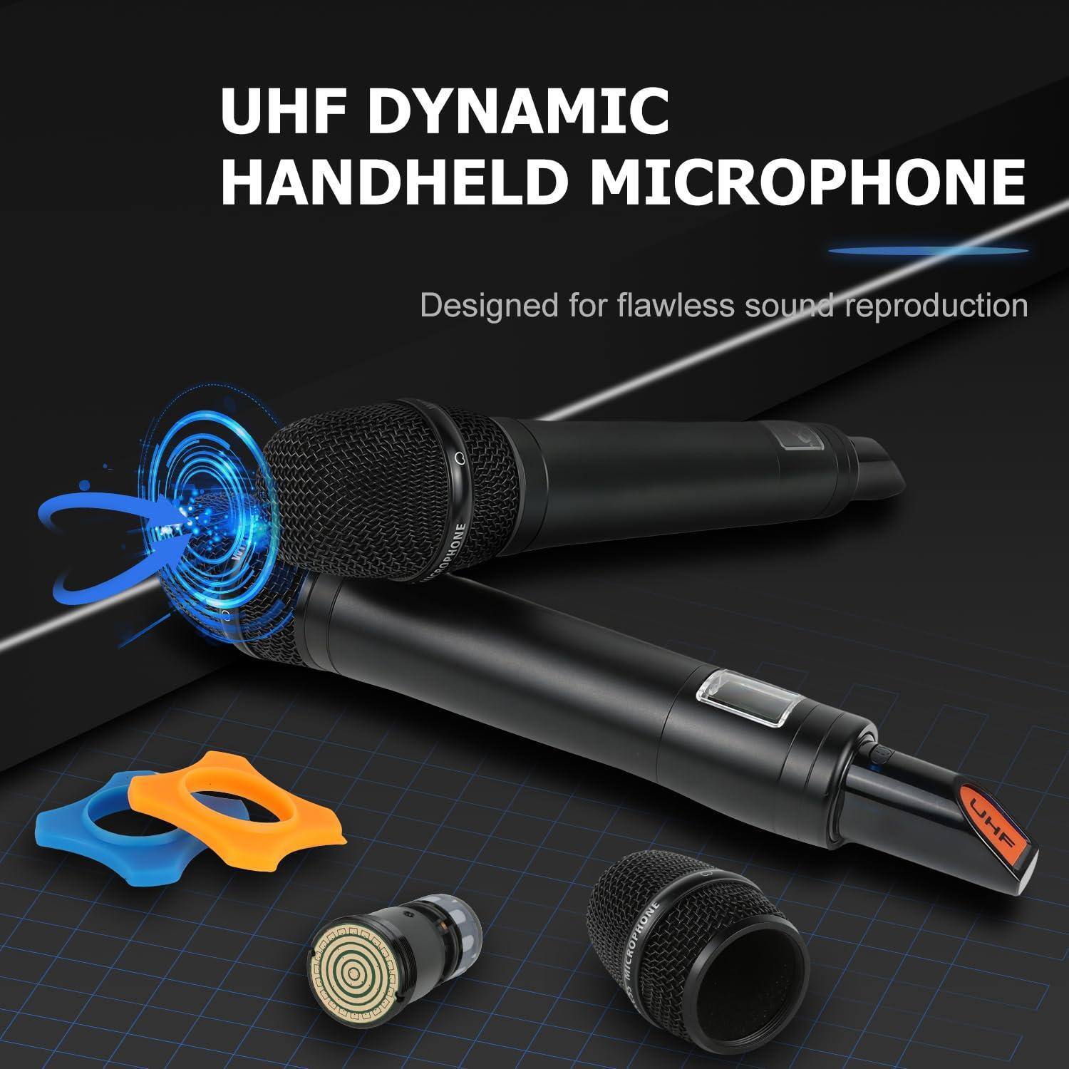 UHF DYNAMIC HANDHELD MICROPHONE  
Designed for flawless sound reproduction