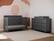 Left. Storkcraft - Alpine 6-Drawer Double Dresser - Gray.