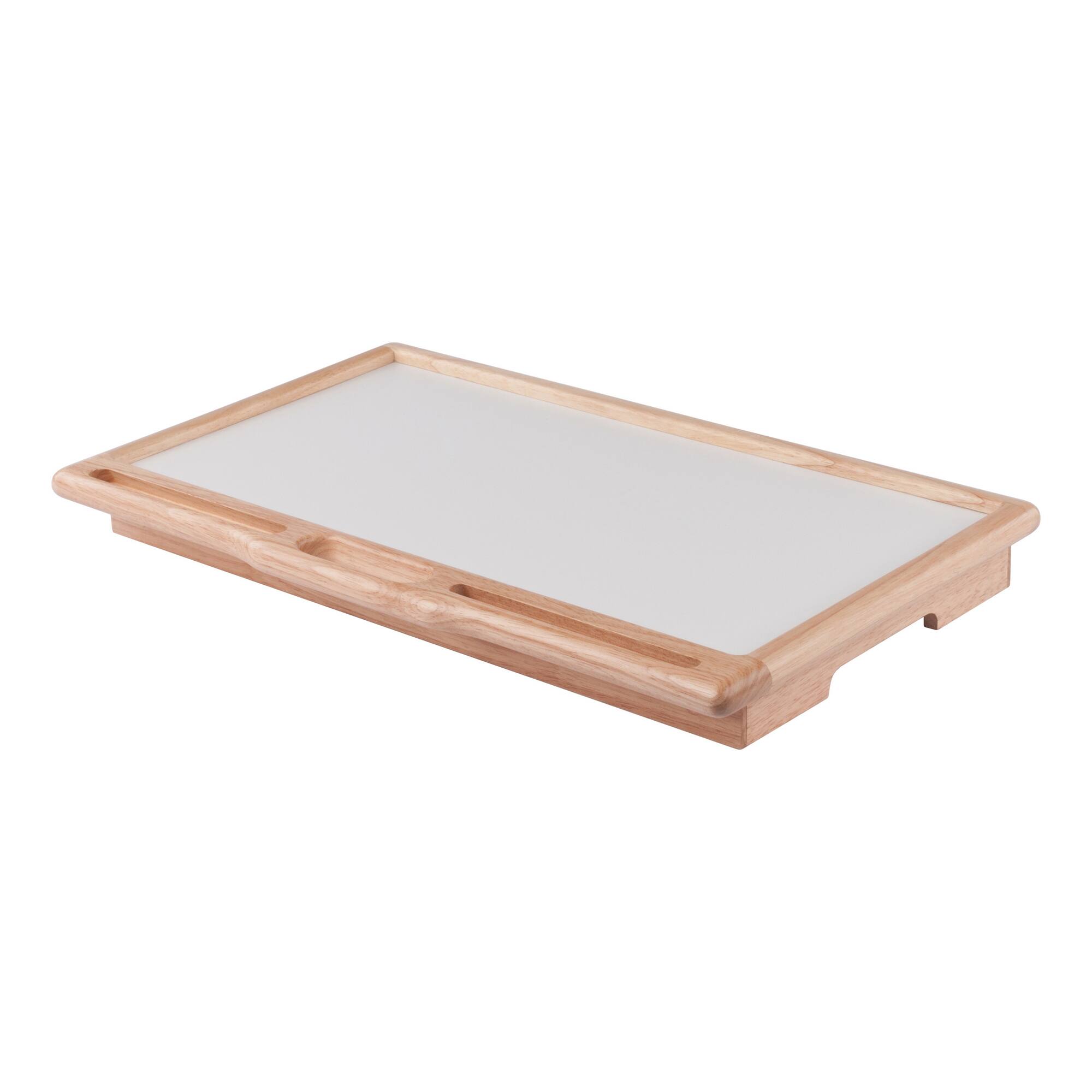 Alt View 6. Winsome Wood - Arlo Breakfast Tray with Flip Top - Natural/White.
