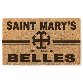 Jardine - Saint Mary's Belles 18" x 30" Team Logo Doormat - Brown