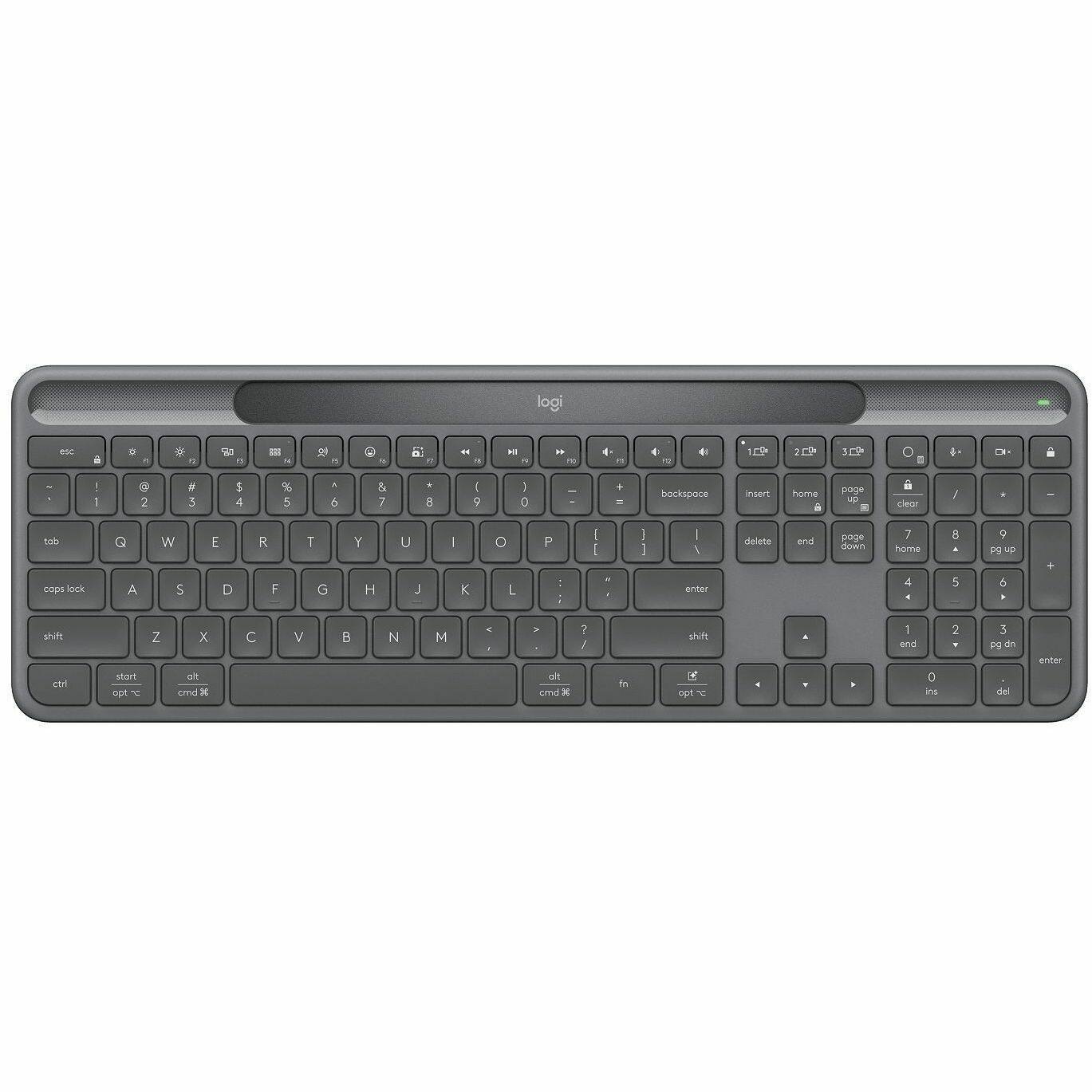 Logitech Signature Slim Solar+ K980 for Business, Wireless
