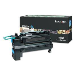 Lexmark - C792X4CG Return Program 17000 Page-Yield Toner - Cyan