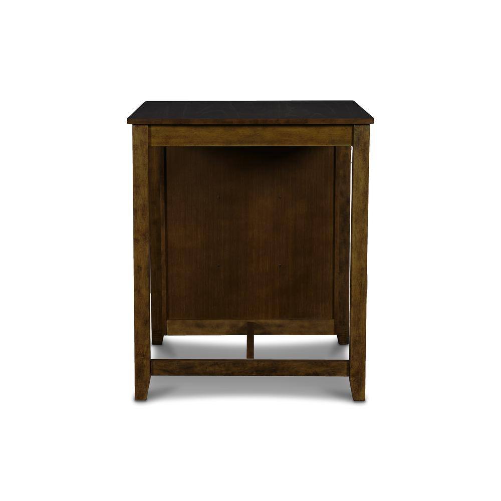 Alt View 6. New Classic Furniture - Furniture Gia Solid Wood Counter Table 2 Chairs in Brown - Brown.