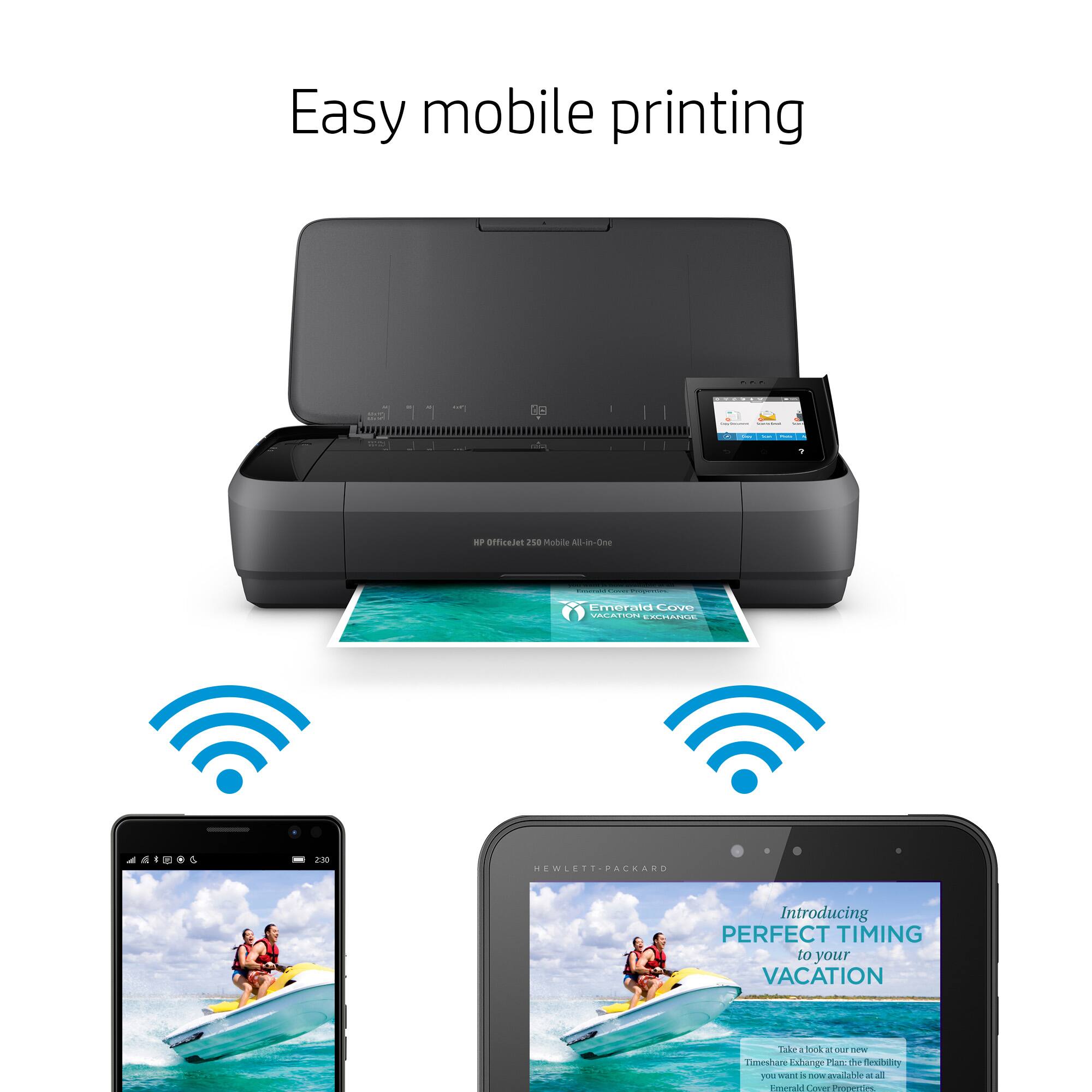 Easy mobile printing: HP OfficeJet 250 Mobile All-in-One. Introducing PERFECT TIMING to your VACATION. Take a look at our new Timeshare Exchange Plans. The flexibility you want is available all year.