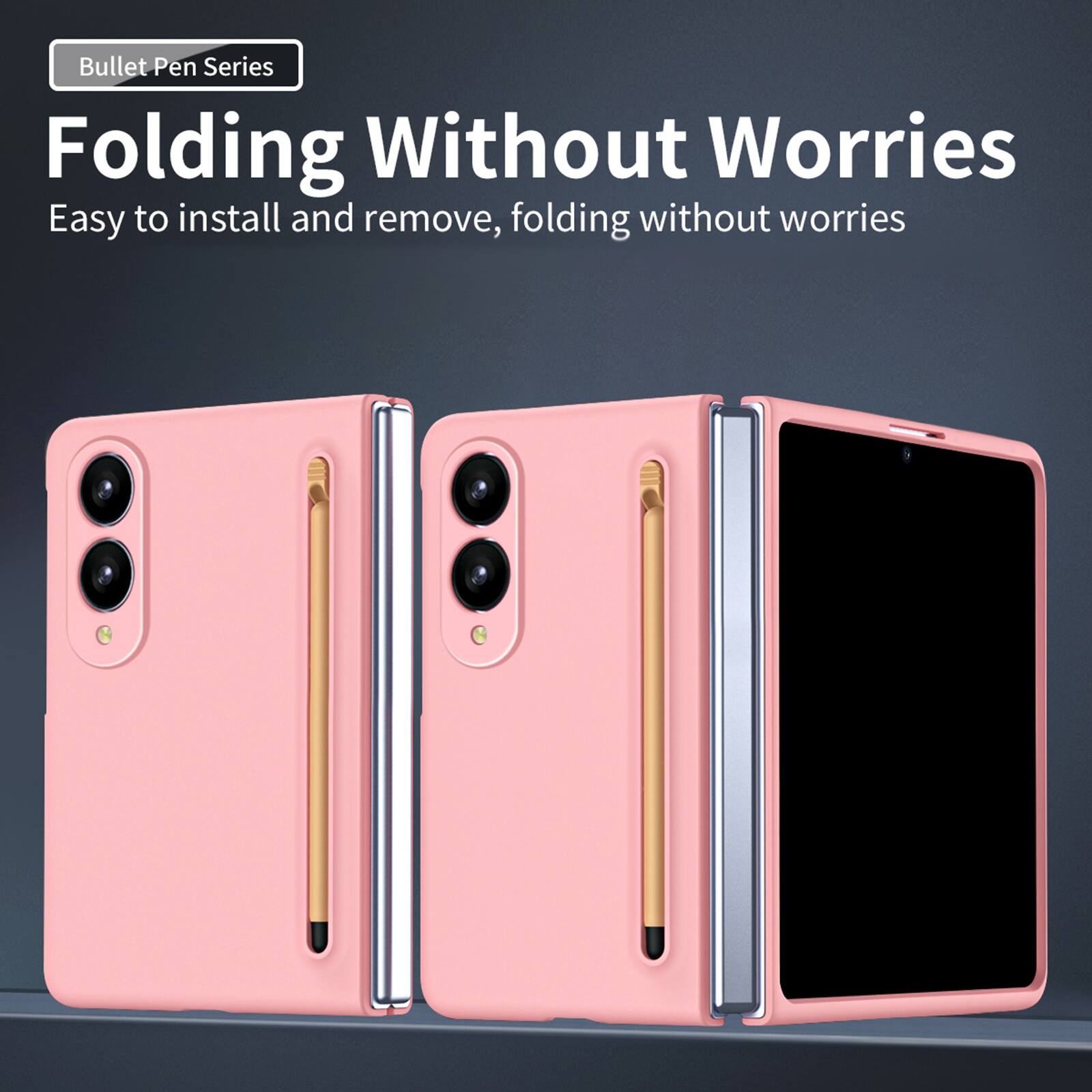 Bullet Pen Series  
Folding Without Worries  
Easy to install and remove, folding without worries