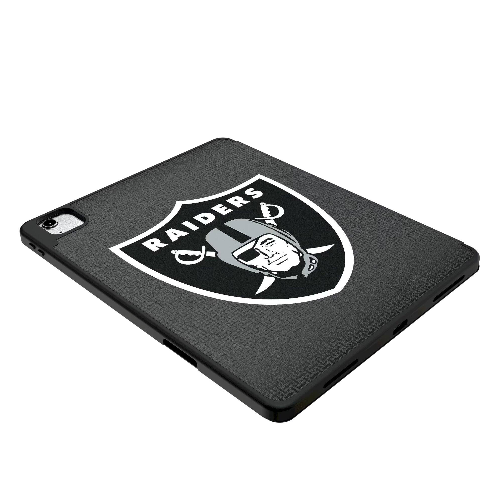 Alt View 2. Keyscaper - Las Vegas Raiders iPad Case - 13in Pro M4 - Black.
