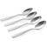 Alt View 2. Gibson - Gibson Home Classic Profile Tea Spoon 4 Piece Set - Silver.