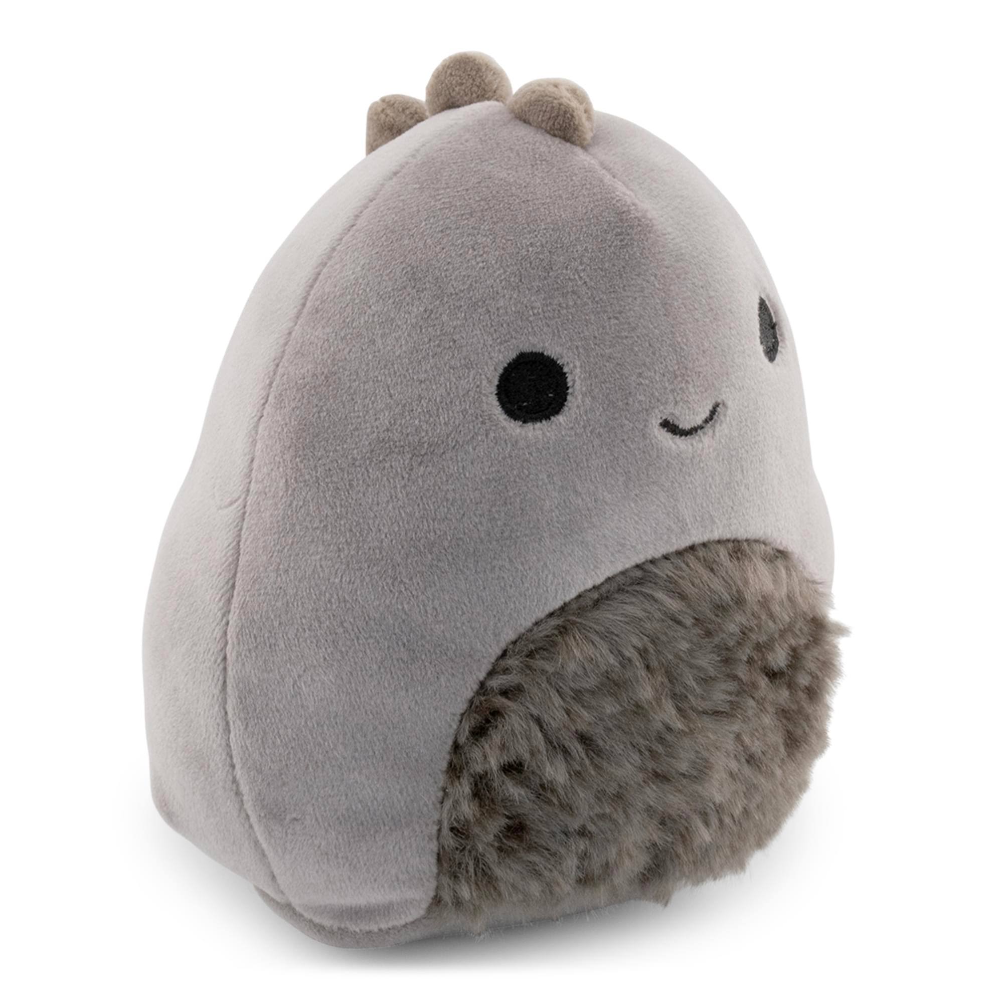 Alt View 1. Kellytoy - Squishmallows Cozy Squad 5 Inch Plush | Lang The Gray Dinosaur - Gray.