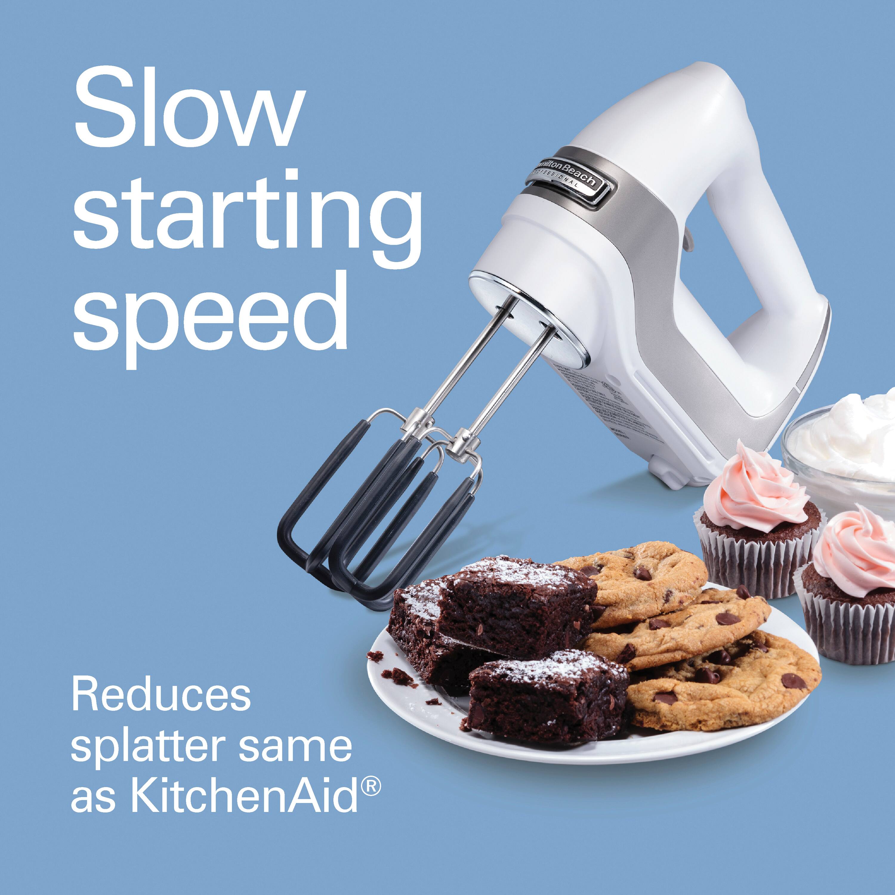 Slow starting speed

Reduces splatter same as KitchenAid®