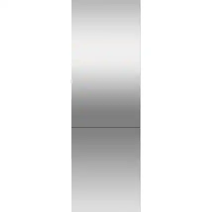 Front. Fisher & Paykel - 24" Single Door Bottom Freezer Panel - Stainless steel.