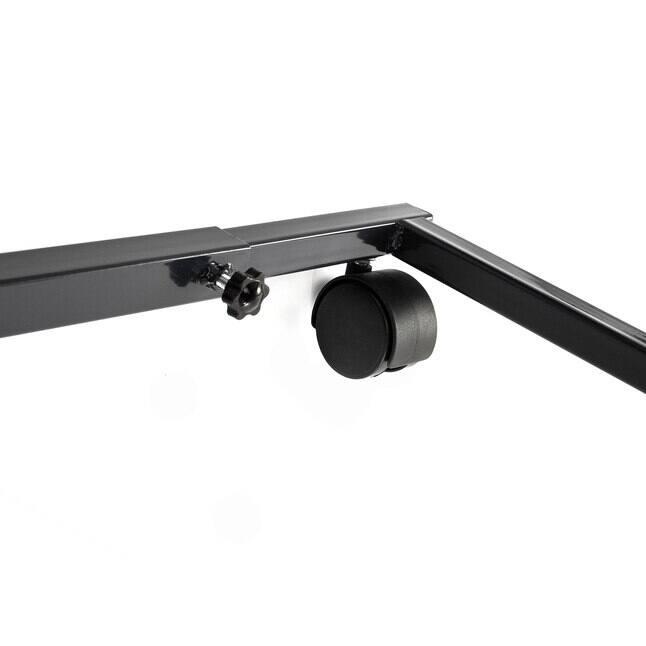 Left. AdirOffice - Steel Portable Storage Hanging File Cart Mobile Blueprint Storage Vertical Plan Center - Black.