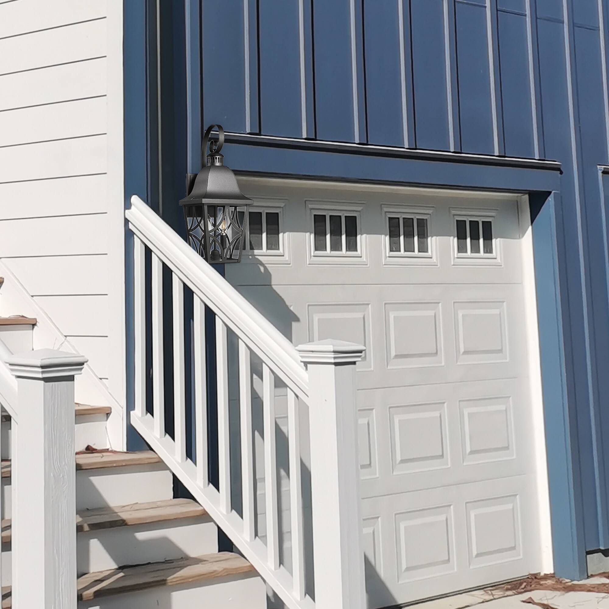 Alt View 3. Akoasm - Waterproof Outdoor Wall Light Fixtures, Exterior Wall Sconce Porch Lights with Clear Glass for House Front Door (2 pack).