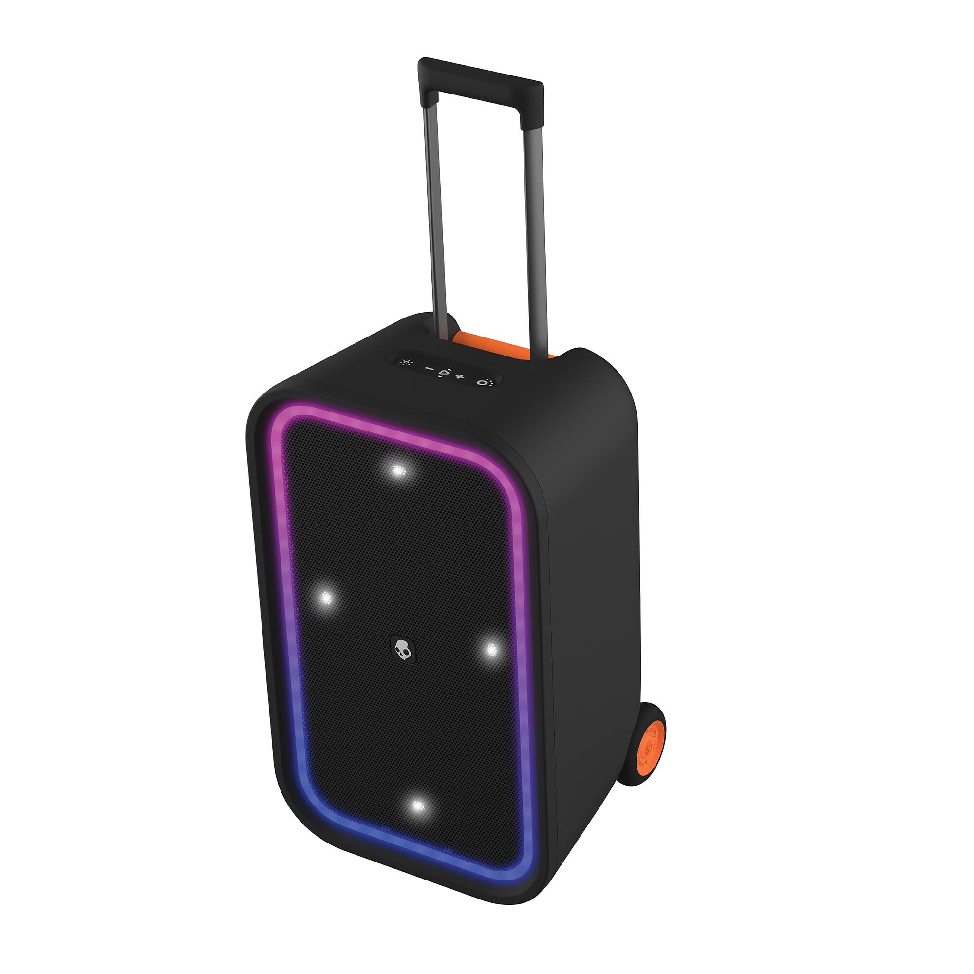 Front. Skullcandy - Portable Stomp XXL Wireless Party Speaker- Black - Black.