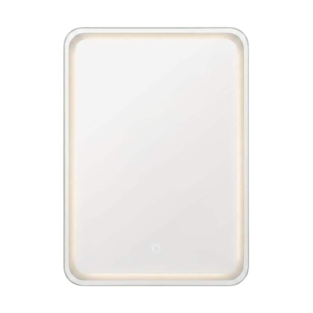 Elegant Kitchen and Bath - 60 Inch Rectangle LED Front and Backlit Wall Mirror - Black price history on PriceWatchPro