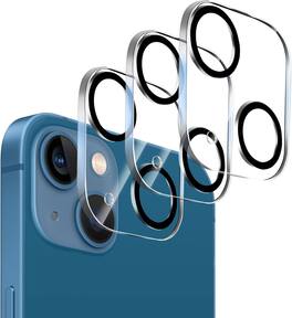 Oumilen - iPhone 13-6. 1 Camera Mask, Lens Screen Protector, 10 Piece - Clear