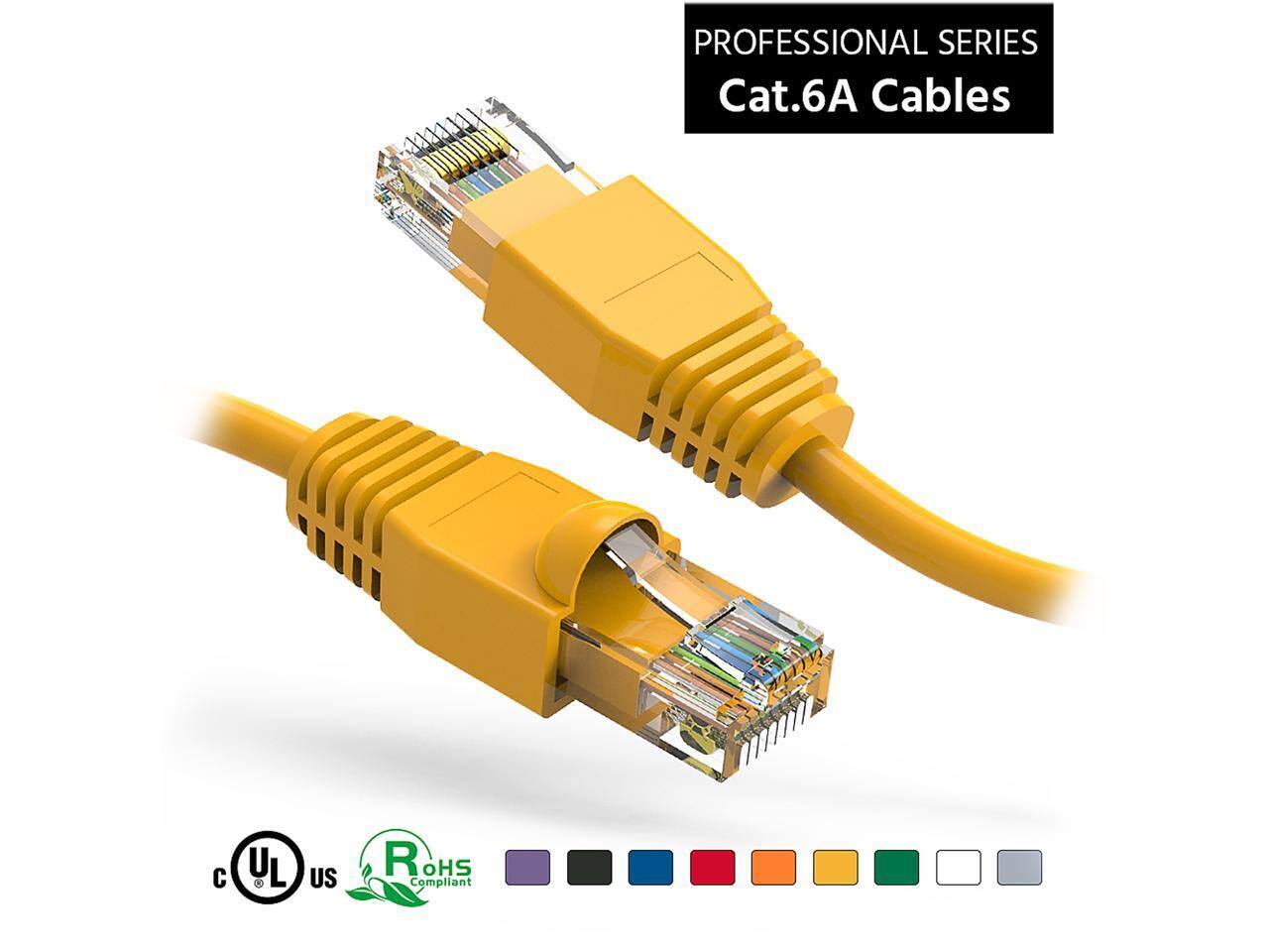 PROFESSIONAL SERIES Cat.6A Cables  
UL 0 L US ROHS Compliant