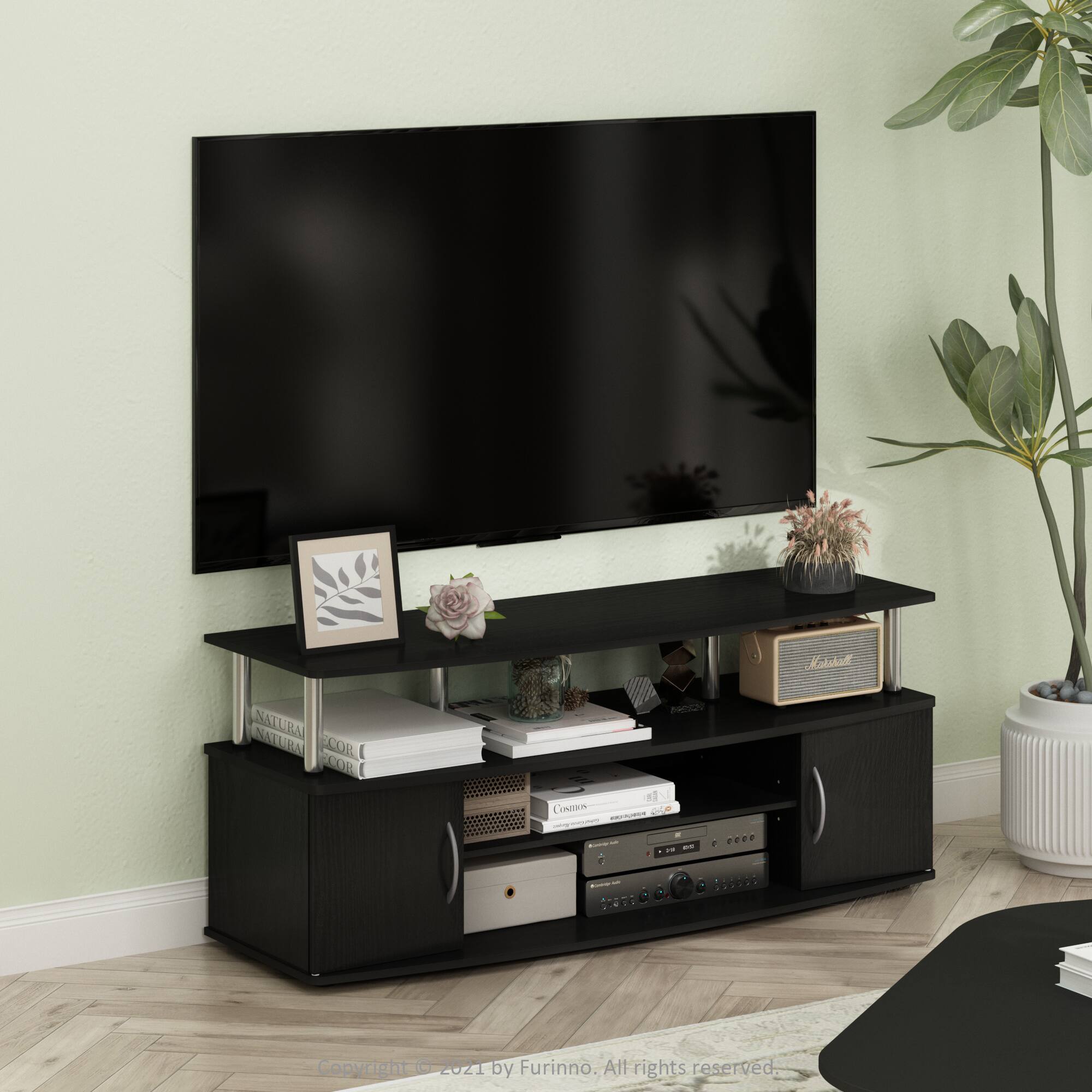 Furinno JAYA Large Entertainment Center Hold up to 55 IN TV