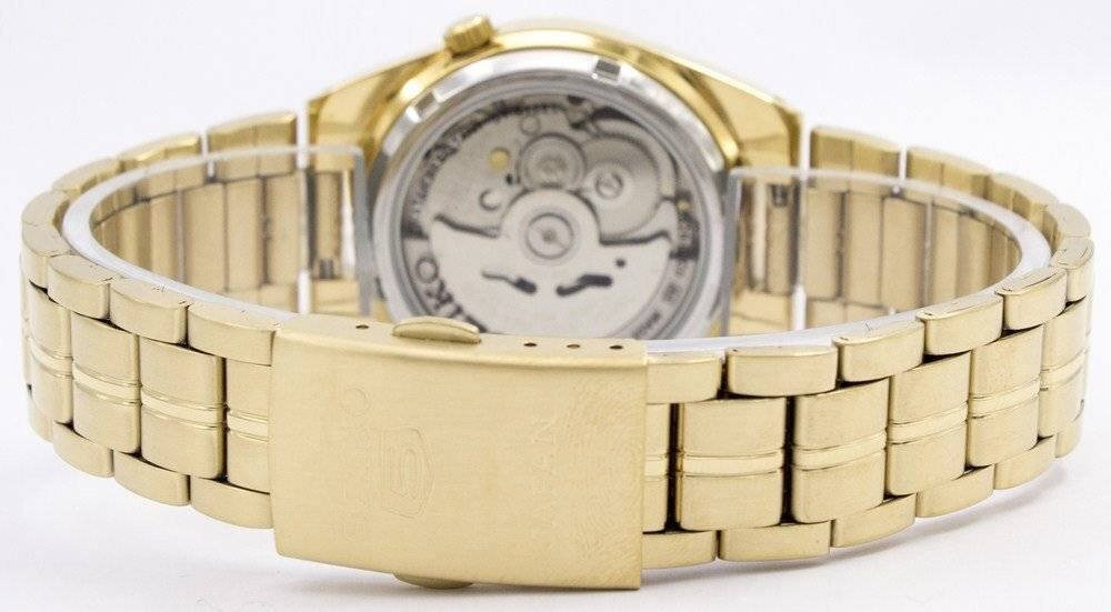 Alt View 2. Seiko - Seiko 5 Automatic 21 Jewels Japan Made SNK574 SNK574J1 SNK574J Men's Watch - Gold.