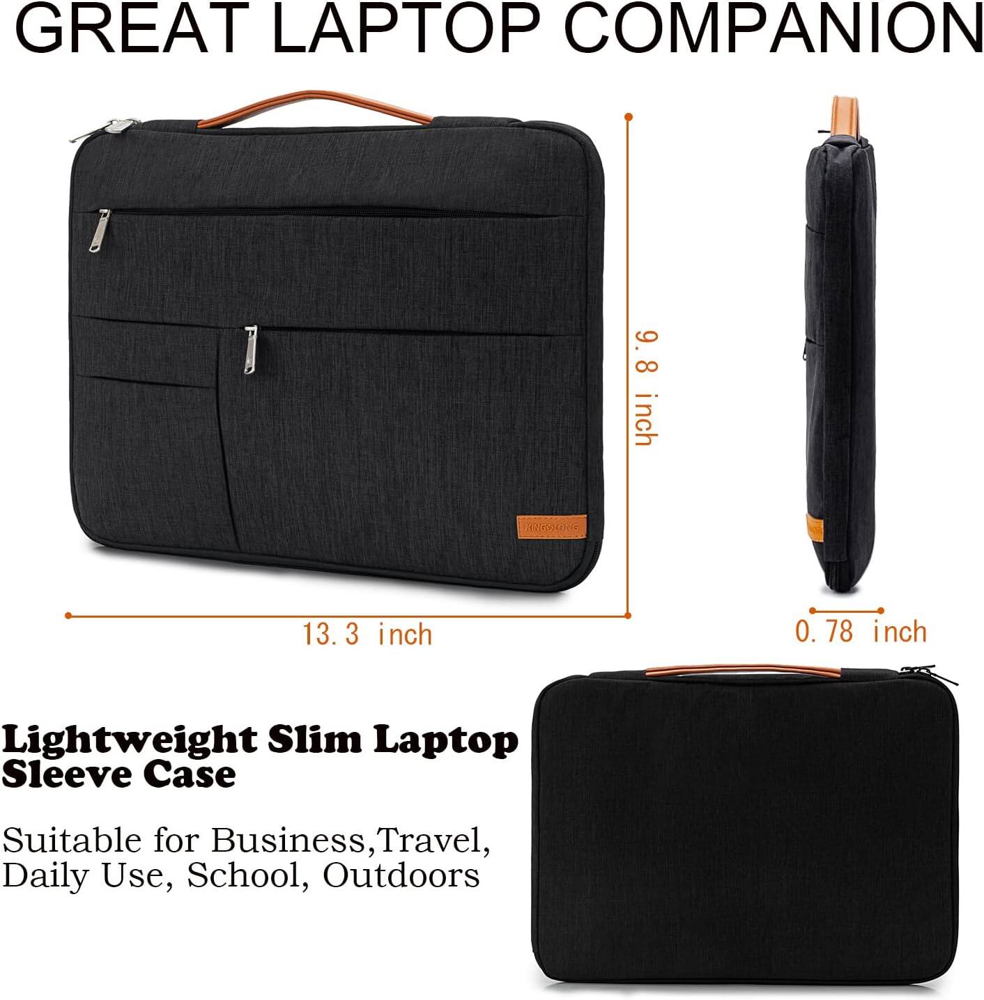 GREAT LAPTOP COMPANION

Lightweight Slim Laptop Sleeve Case

9.8 inch  
13.3 inch  
0.78 inch

Suitable for Business, Travel, Daily Use, School, Outdoors