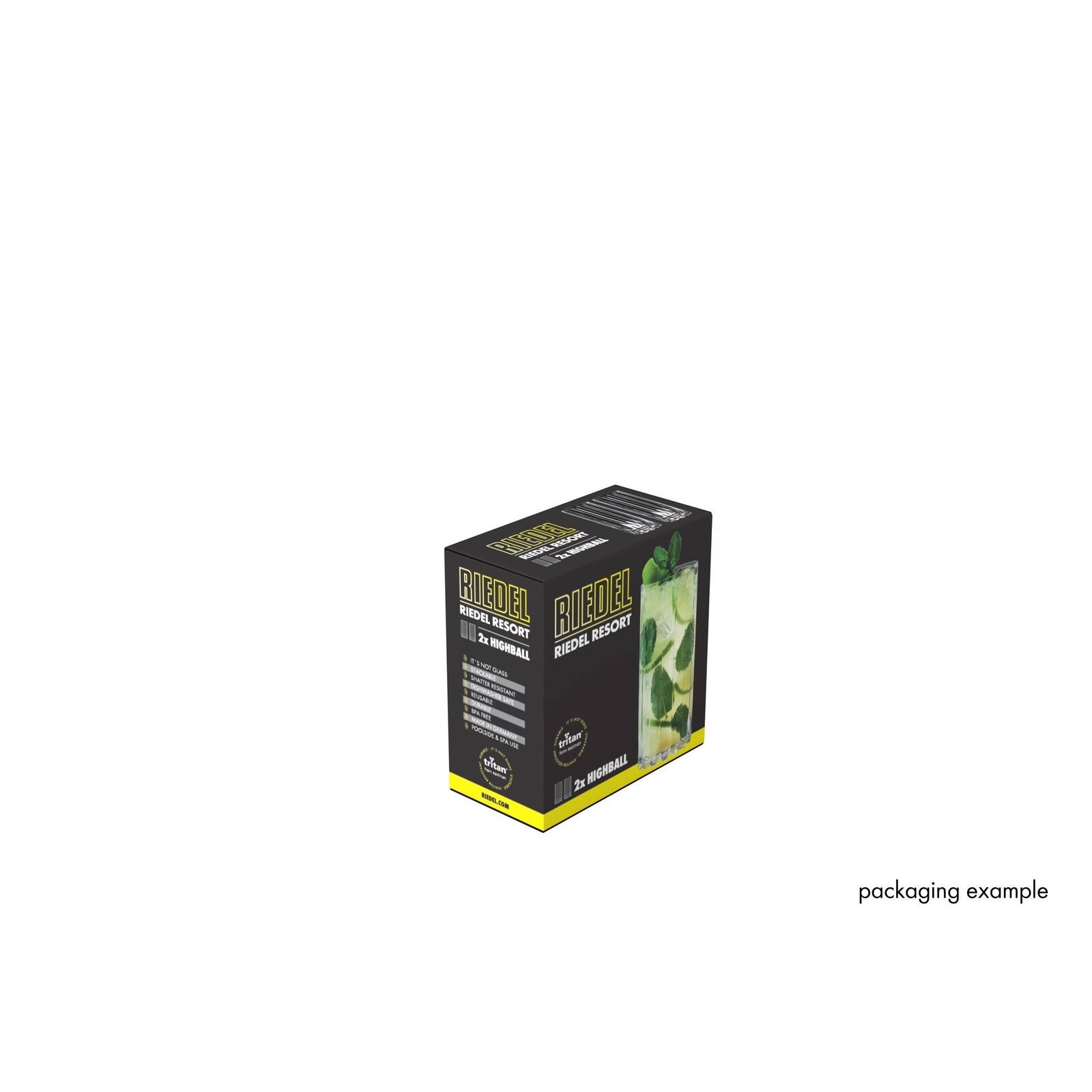 RIEDEL RESORT 2x HIGHBALL packaging example